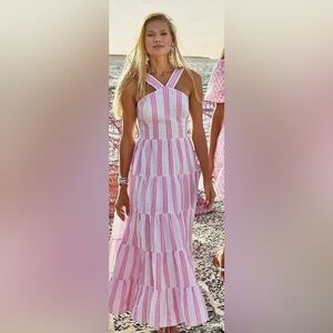 Lilly PulitzerJenette Pink and White Striped Dress